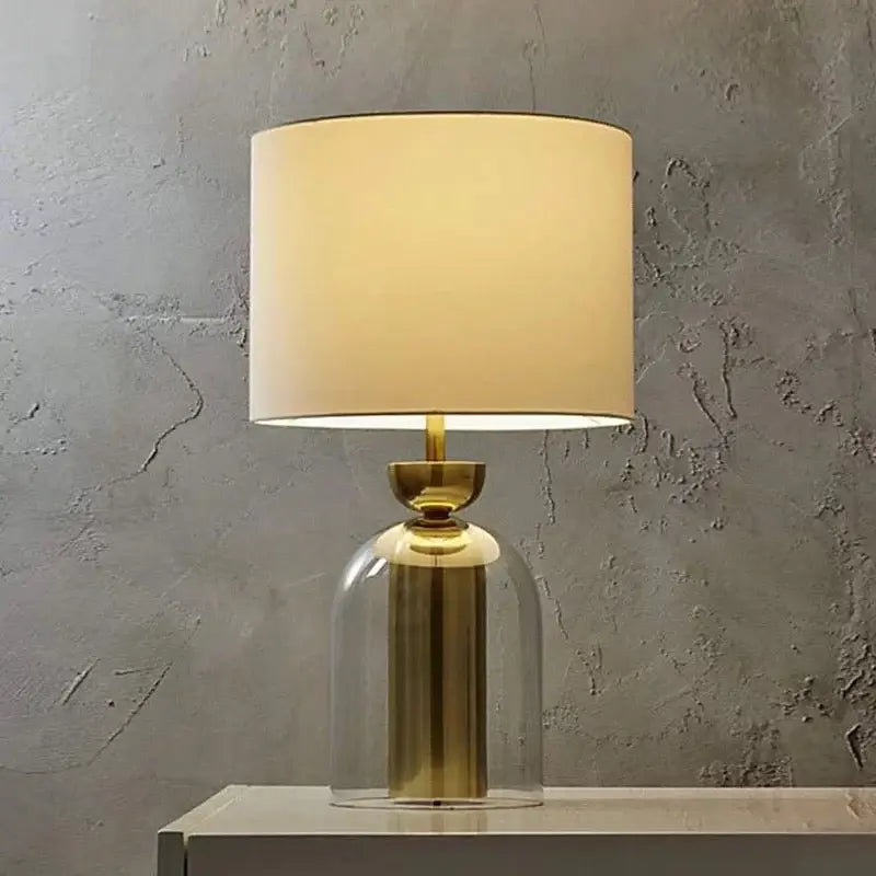 Tempered Glass Table Lamp Luxury Casa