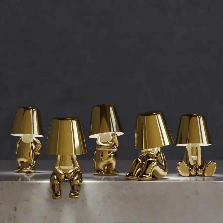 The Thinker Table Lamp Set Luxury Casa