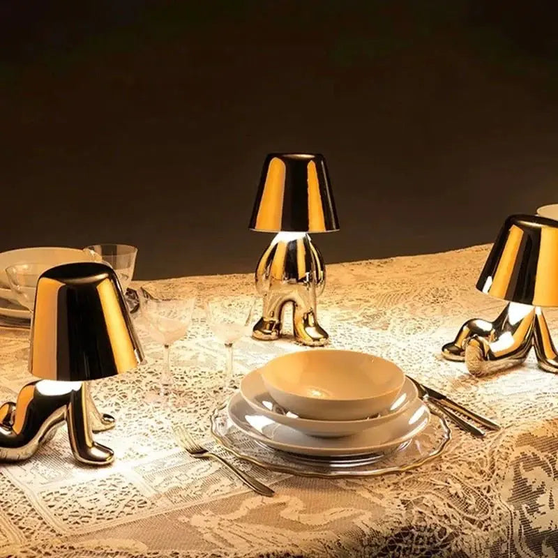 The Thinker Table Lamp Set Luxury Casa