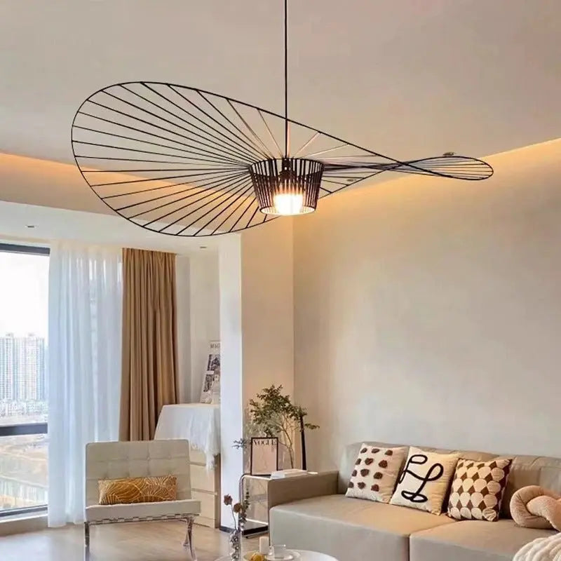 Umbrella Shape Modern Black Ceiling Light Luxury Casa