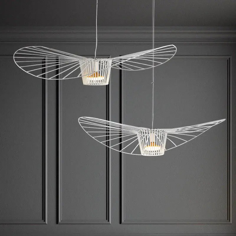 Umbrella Shape Modern White Ceiling Light Luxury Casa