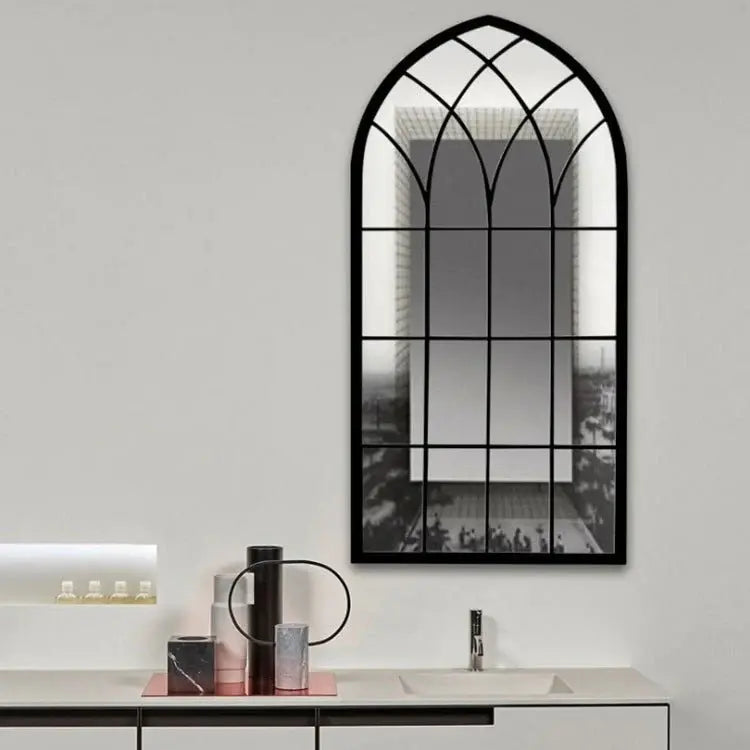 Unique Design Window Shape Wall Mirror Luxury Casa