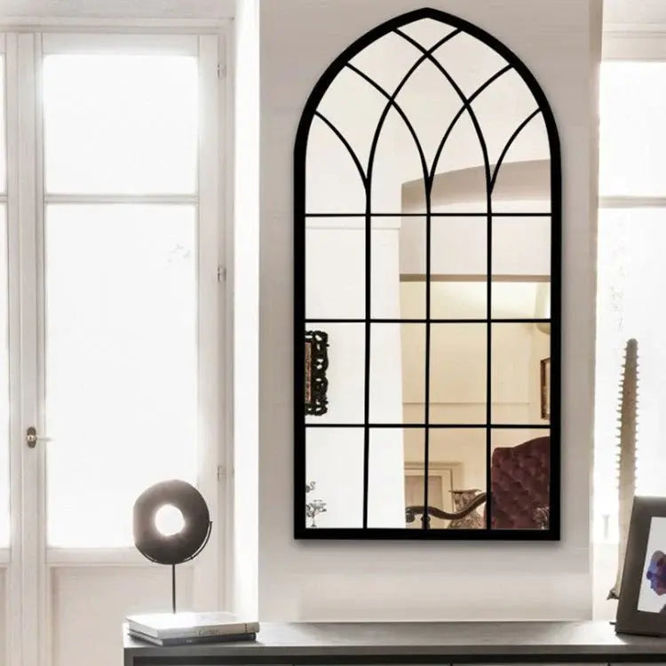 Unique Design Window Shape Wall Mirror Luxury Casa
