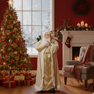 Regal Gold & Ivory Santa Figure Luxury Casa