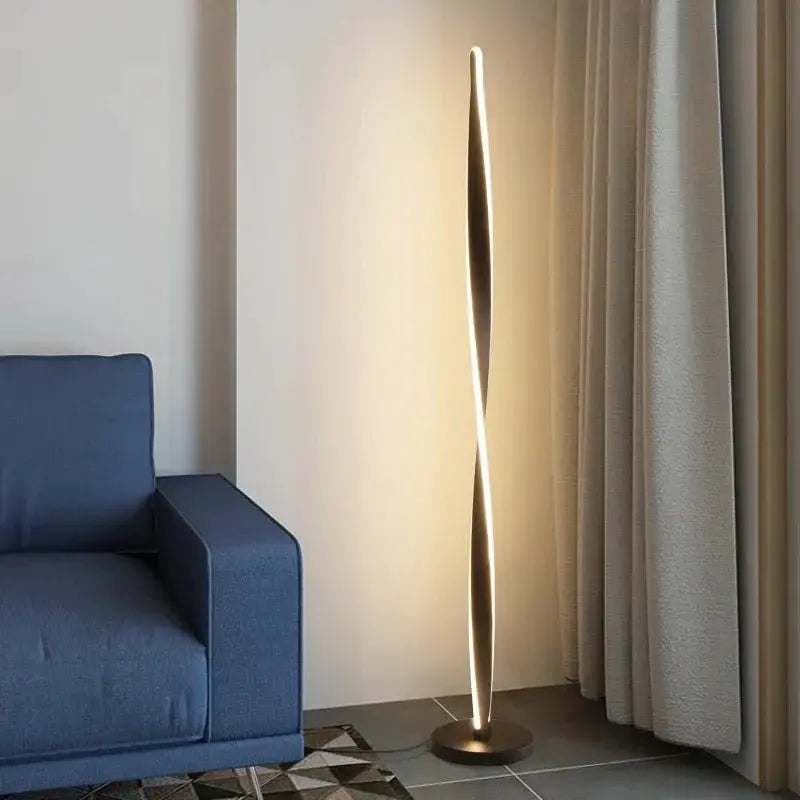Waves LED Floor Lamp Luxury Casa