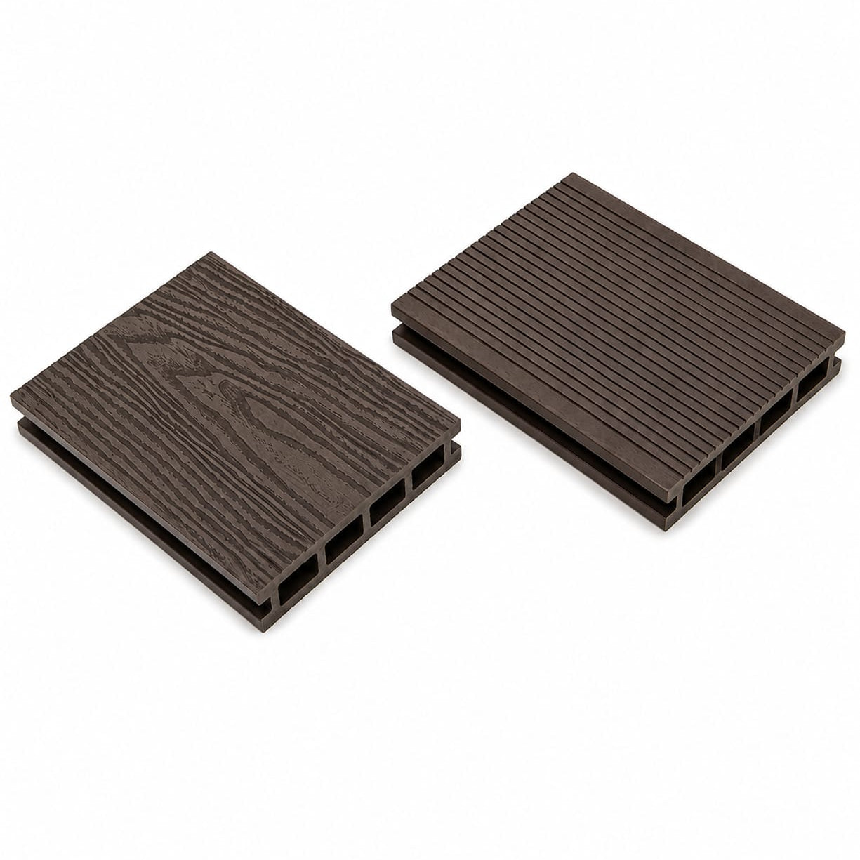 Reversible Hollow WPC Outdoor Decking Plank