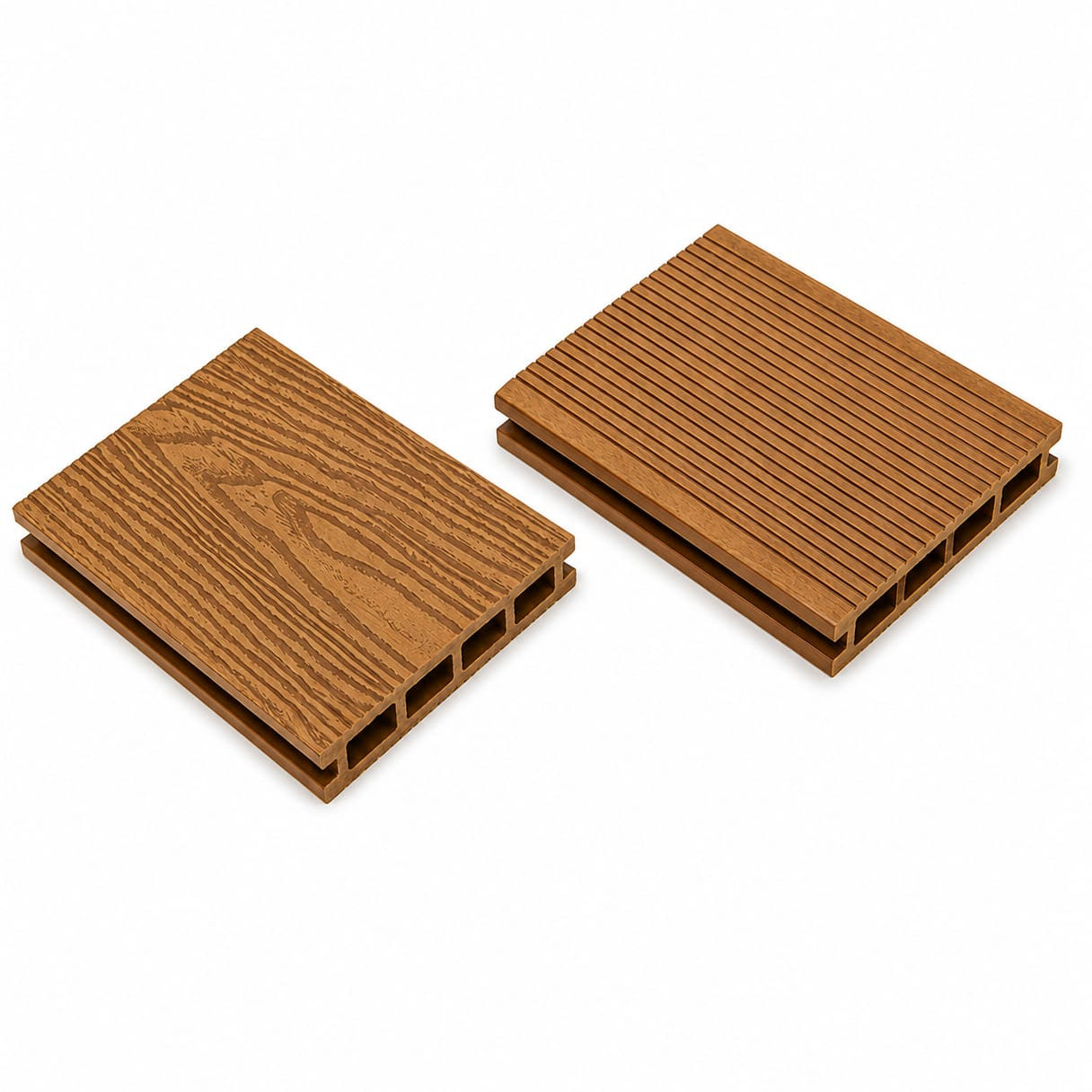 Reversible Hollow WPC Outdoor Decking Plank