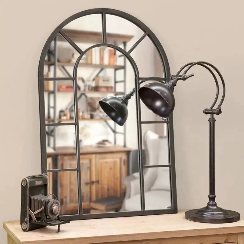 Window Shape Arch Wall Mirror Luxury Casa