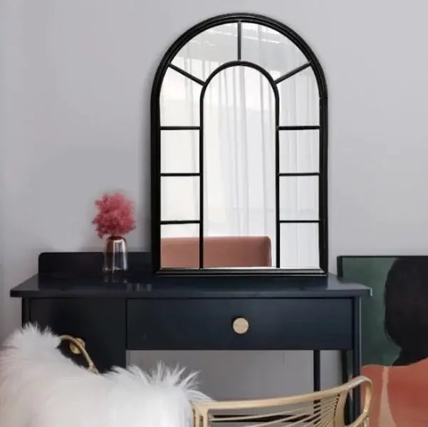 Window Shape Arch Wall Mirror Luxury Casa