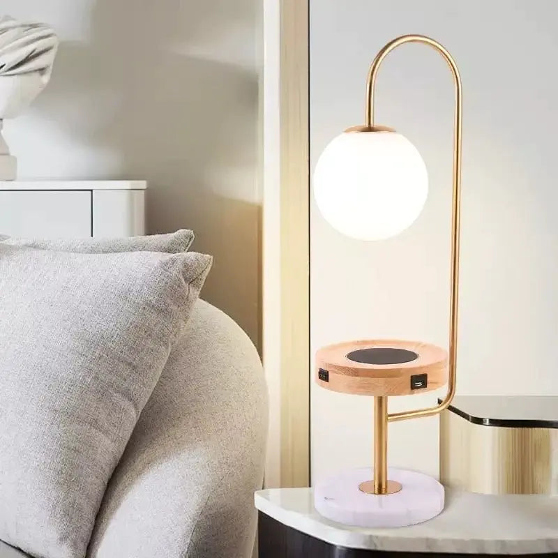 Wireless Phone Charger Table Lamp Luxury Casa