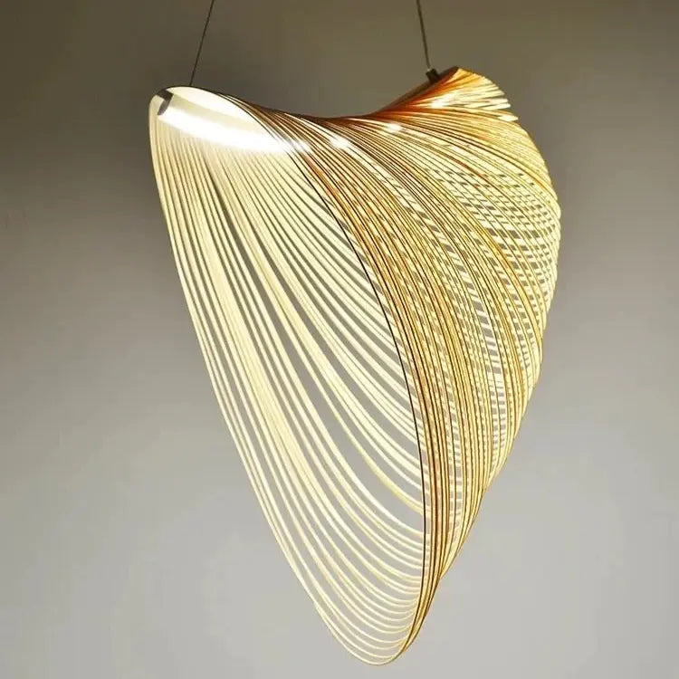 Wood Rings Modern Design Chandelier Luxury Casa