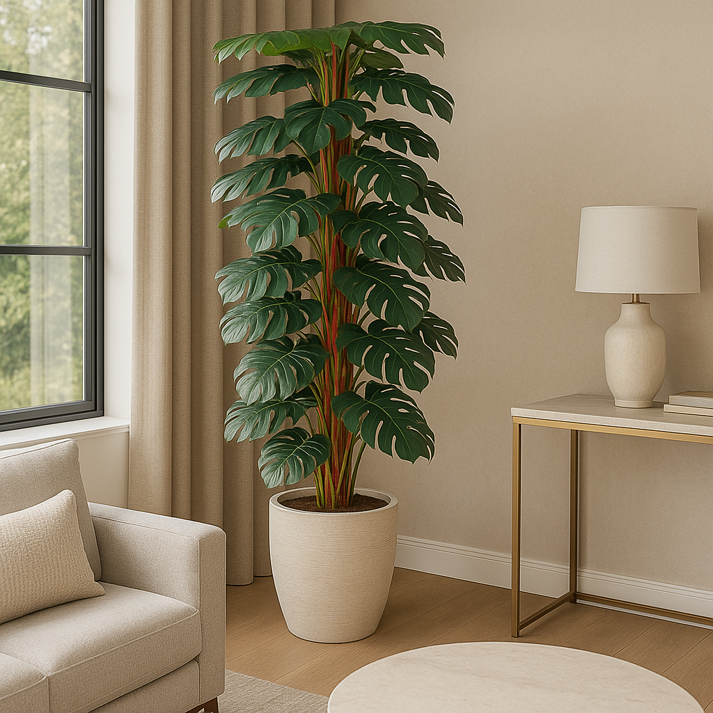 Natural Artificial Monstera Tree 160 cm Luxury Casa