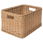Plastic Rattan-Style Storage Basket Luxury Casa
