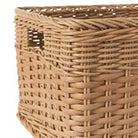 Plastic Rattan-Style Storage Basket Luxury Casa
