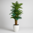 Artificial Palm Tree With Natural Wooden Trunk 180 cm Luxury Casa