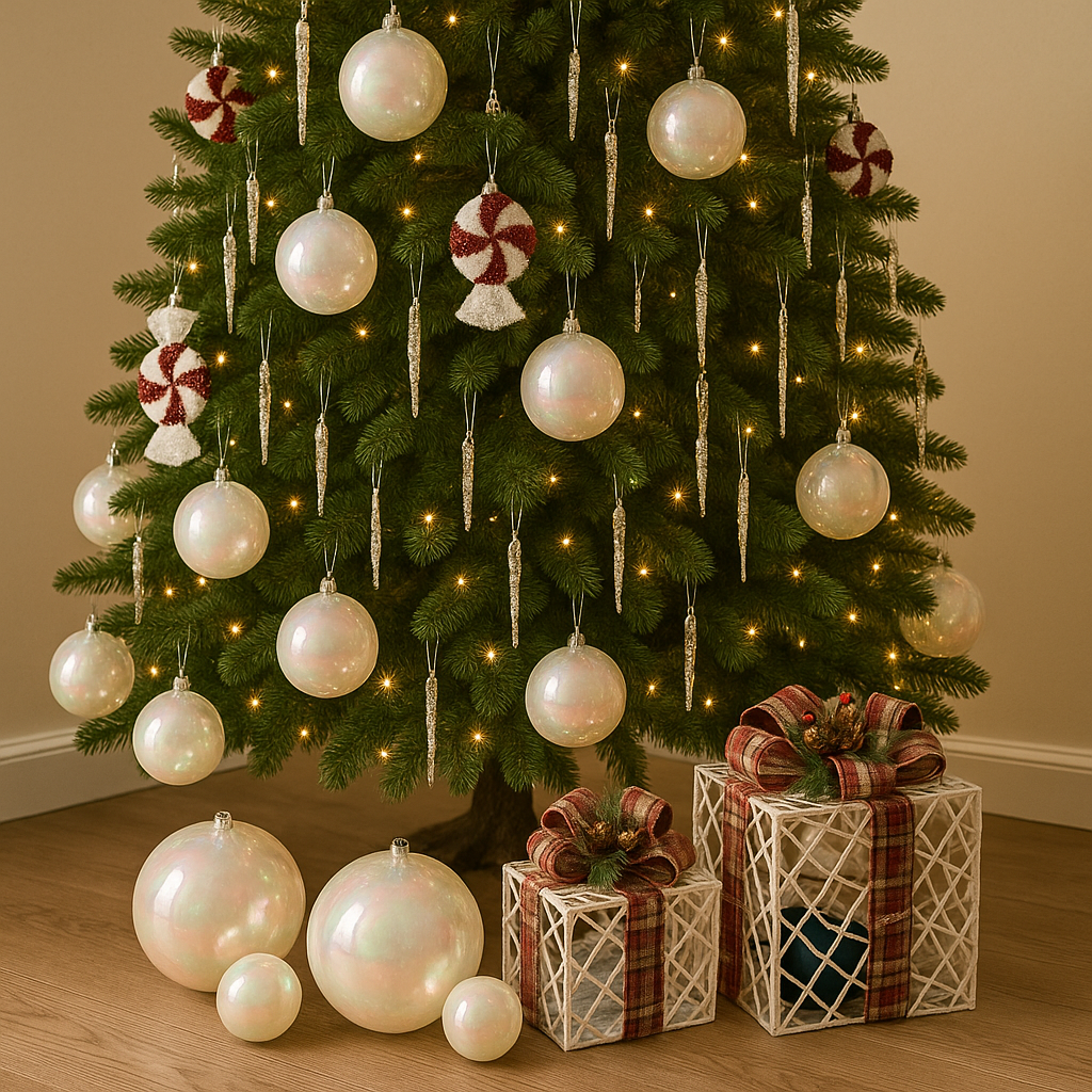 Iridescent Christmas Bauble Luxury Casa