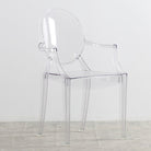 Acrylic Transparent Dining Chair Luxury Casa