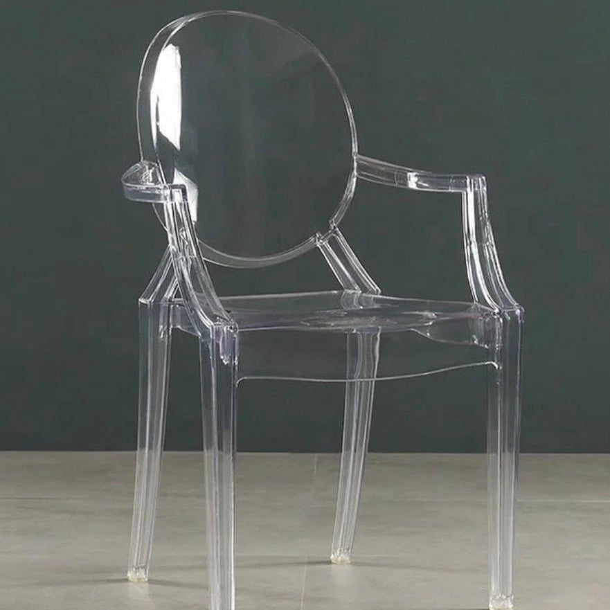 Acrylic Transparent Dining Chair Luxury Casa