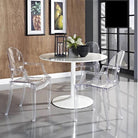 Acrylic Transparent Dining Chair Luxury Casa