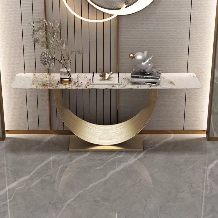 Moon Shape Console Table Luxury Casa