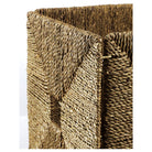 Square Seagrass Storage Basket – Natural Luxury Casa