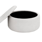 Round Storage Ottoman Pouf Luxury Casa