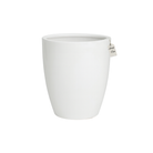 Glossy Tapered Round Planter – Modern Decorative Pot - Small Luxury Casa