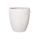Engraved Textured Tall Planter – Modern Decorative Pot - Medium Luxury Casa