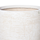 Engraved Textured Tall Planter – Modern Decorative Pot - Large Luxury Casa