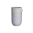 Tall Engraved Textured Planter β Modern Decorative Pot - Small Luxury Casa