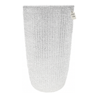 Tall Vertical Pattern Textured Planter – Modern Decorative Pot - Large Luxury Casa