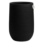 Textured White Tall Planter – Modern Decorative Pot - Large Luxury Casa