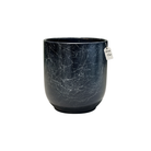 Black Marble Effect Planter – Modern Decorative Pot Luxury Casa