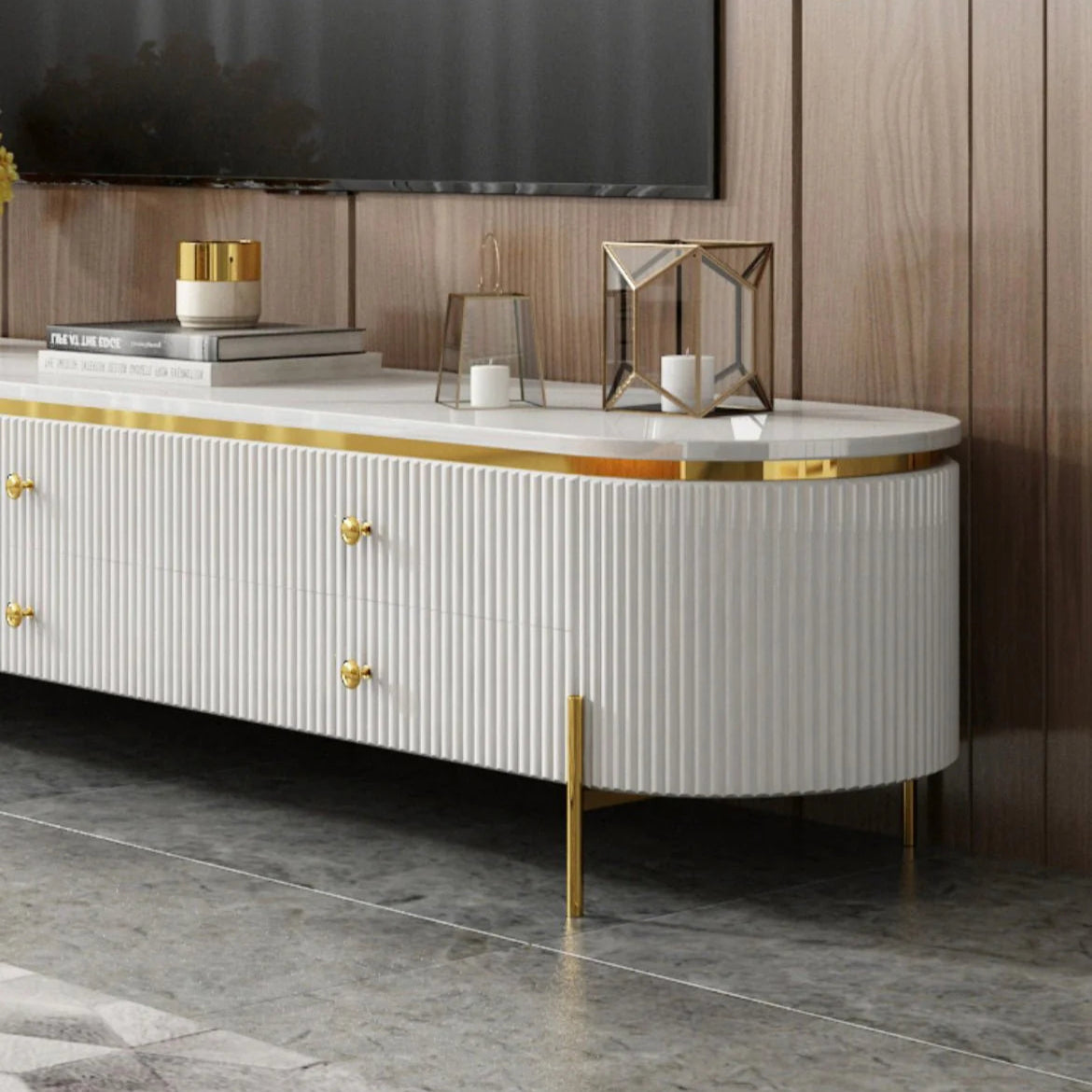 Marble TV Table 009 Luxury Casa