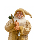 Regal Gold & Ivory Santa Figure Luxury Casa