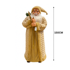 Regal Gold & Ivory Santa Figure Luxury Casa