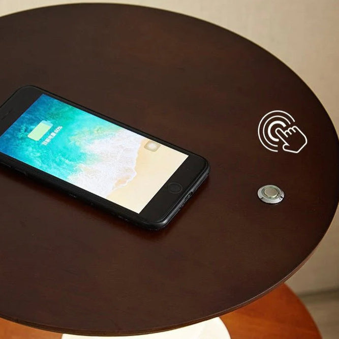 Side table with wireless charger Luxury Casa
