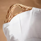Handmade Willow Laundry Basket with Lining Luxury Casa