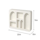 White arch Arched display cabinet Luxury Casa