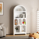 Wooden White Arch Display Stand Luxury Casa
