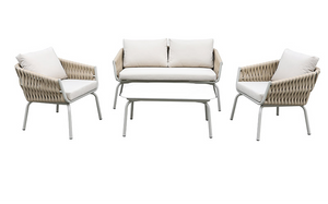 Nordic Rope Woven Outdoor Garden Sofa Set
