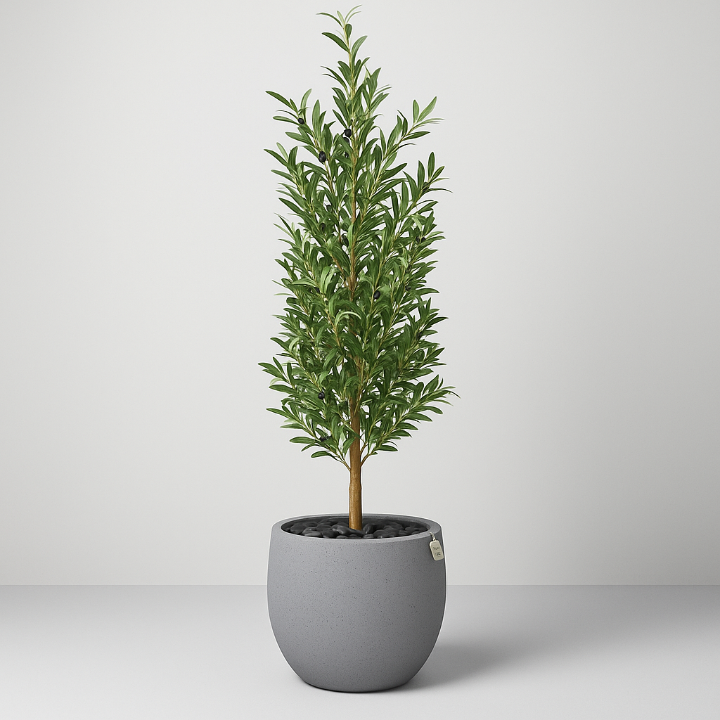Artificial Olive Tree With Natural Wooden Trunk 180 cm Luxury Casa