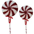 Peppermint Swirl Lollipop Christmas Decoration Luxury Casa