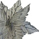 Glitter Poinsettia Flower Decoration Luxury Casa