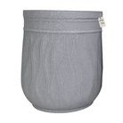 Engraved Wave Design Planter – Modern Decorative Pot - Large Luxury Casa