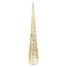 Golden Cone Tree Decoration Luxury Casa