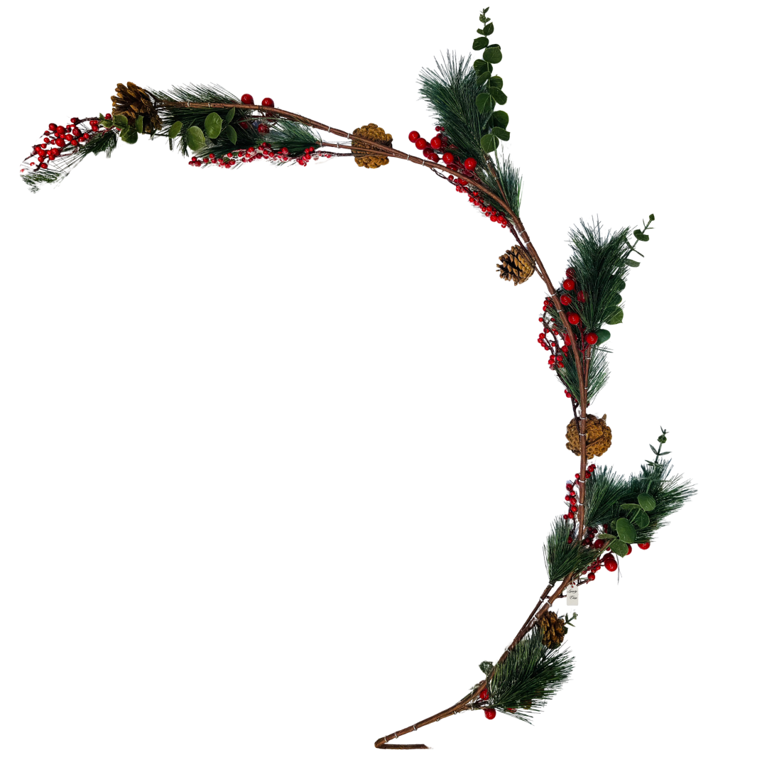 Pine & Berry Christmas Garland Luxury Casa