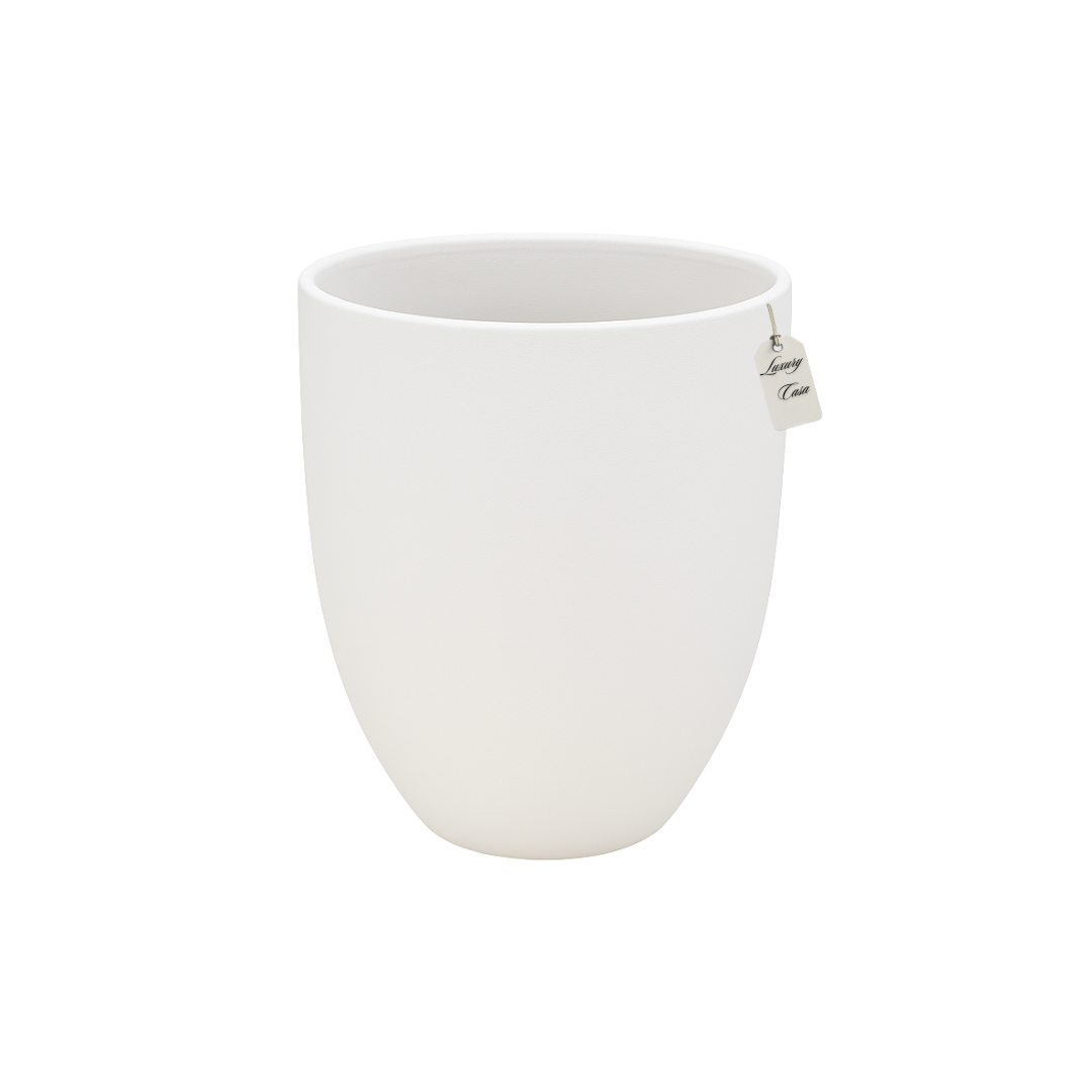 Smooth Round Planter – Modern Decorative Pot - Small Luxury Casa