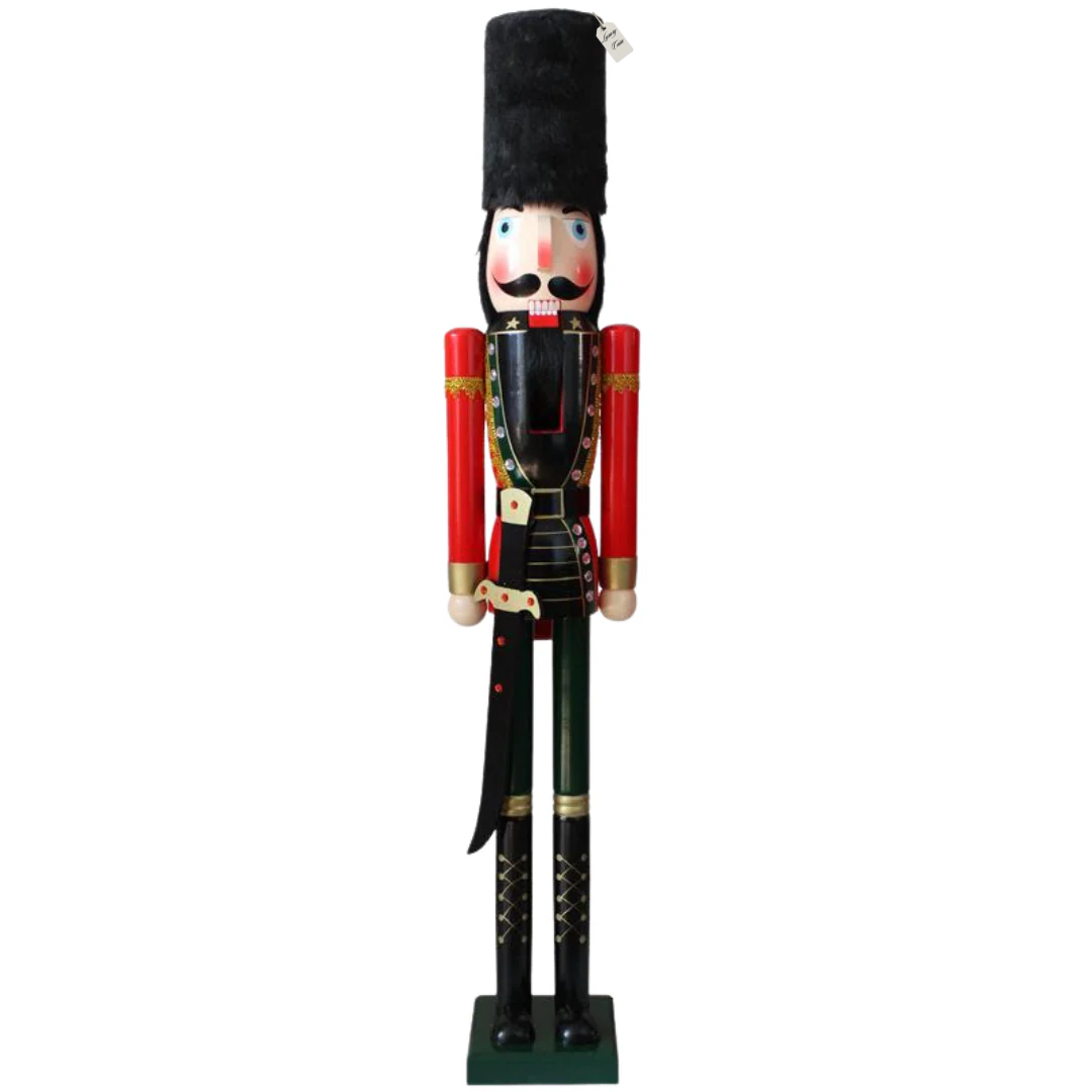Classic Wooden Christmas Nutcracker Guard Luxury Casa
