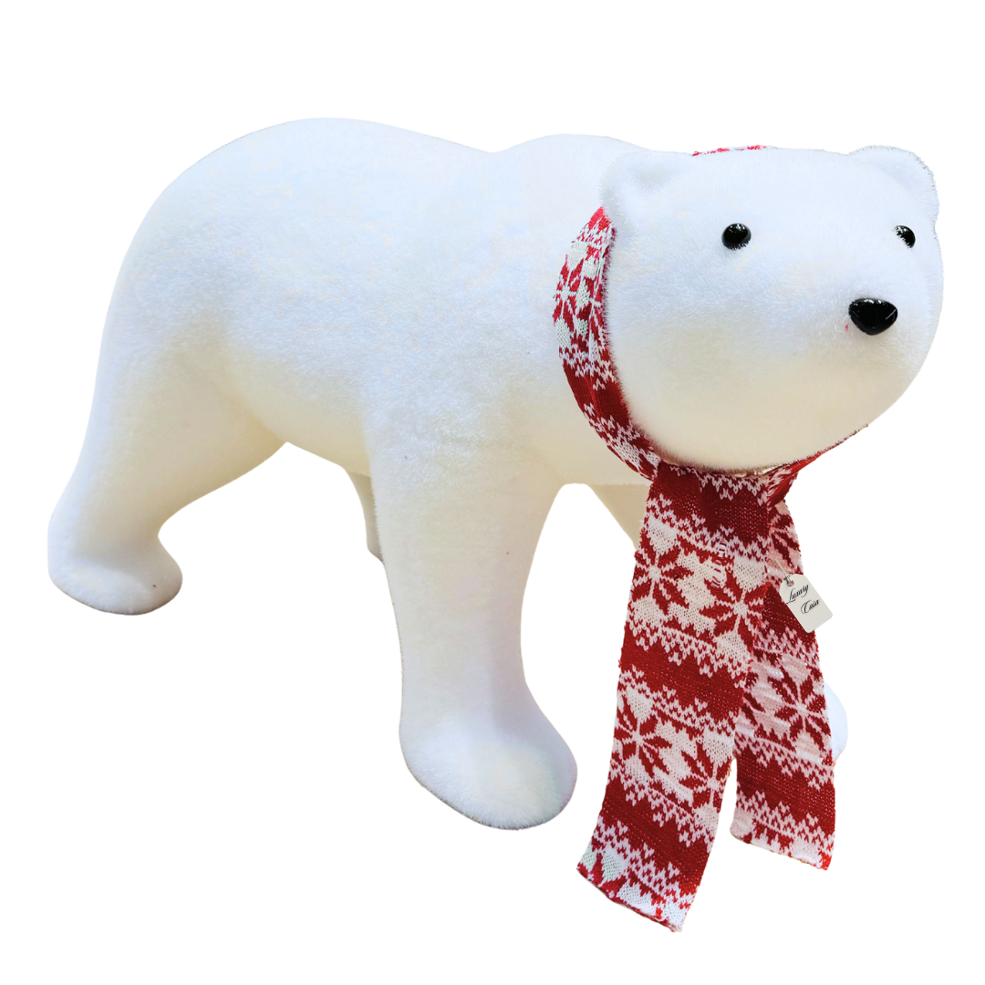 Polar Bear with Scarf Luxury Casa